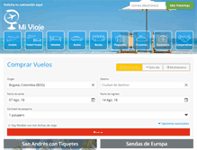Tablet Screenshot of miviajecolombia.com